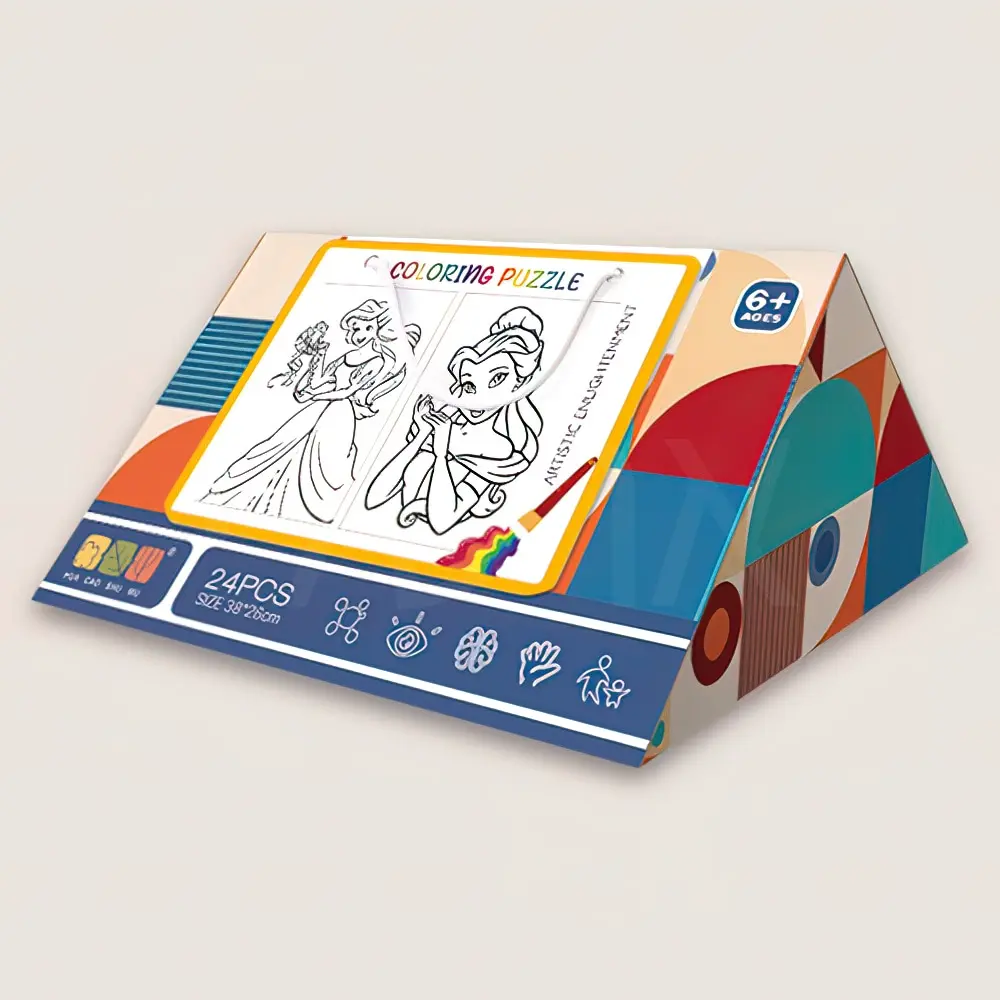 פאזל לצביעה – עולם הנסיכות